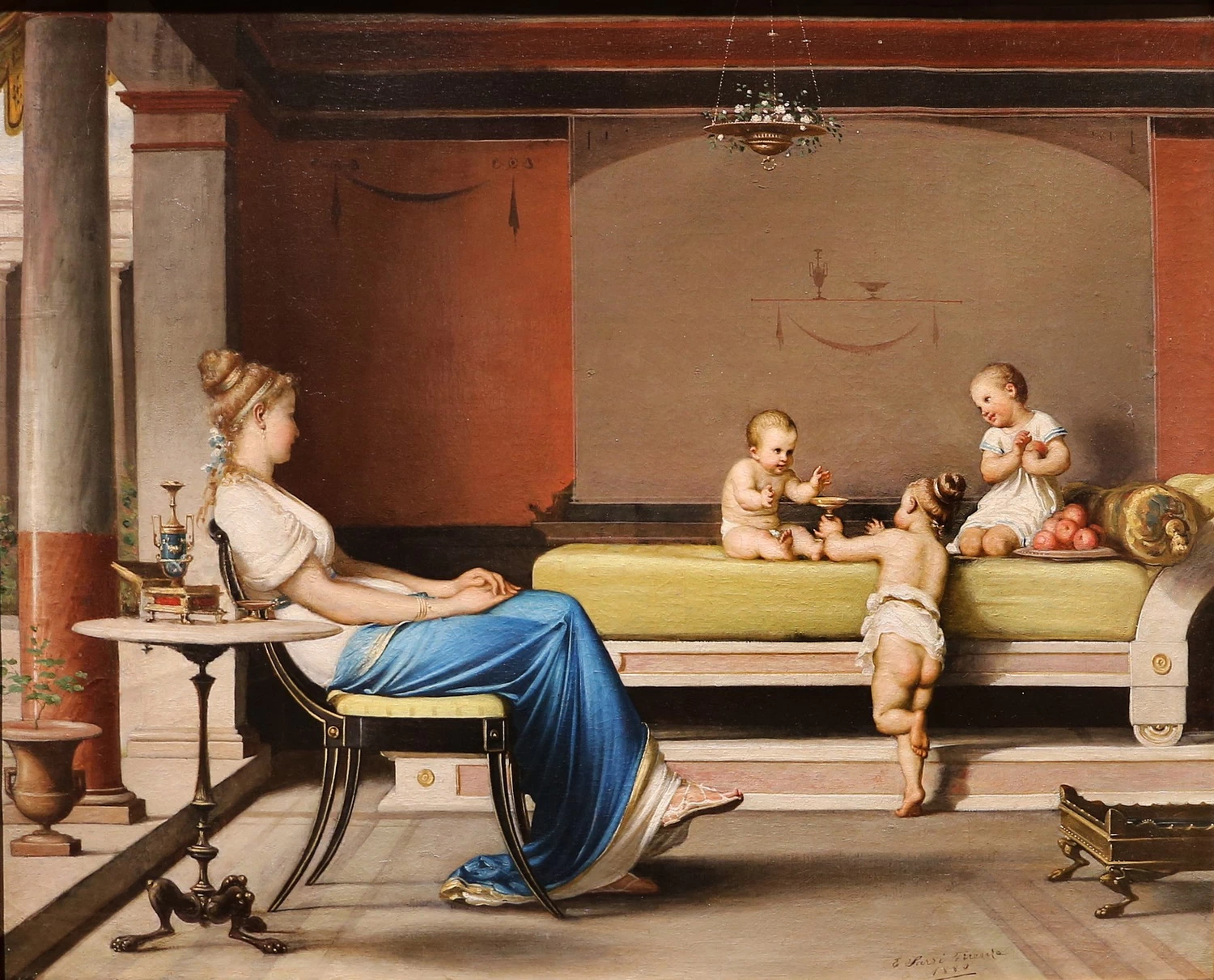 Scena pompeiana - Palazzo pretorio